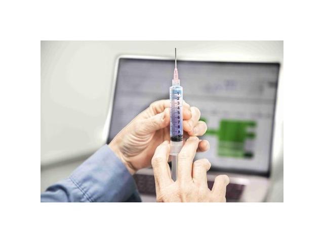WELLER M10LLASSM Dispensing Syringe, 10 mL, Manual, Luer Lock, Plastic,