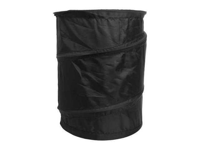 BELL TRASH-BLA Trash Can, Black, Polyester