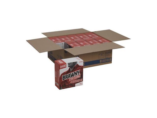 BRAWNY 20070/03 Dry Wipe, Brawny Pro, Dispenser Box, Double Recreped DRC, 90