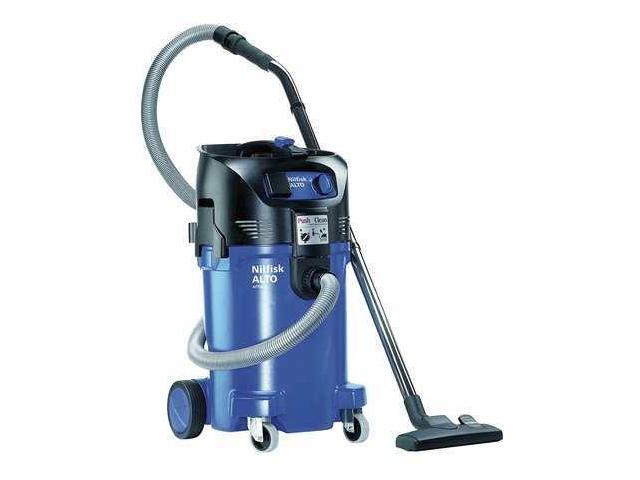NILFISK 302004234 Contractor, Shop Vacuum, 12 gal, Standard, 135 cfm, 1 1/2 hp