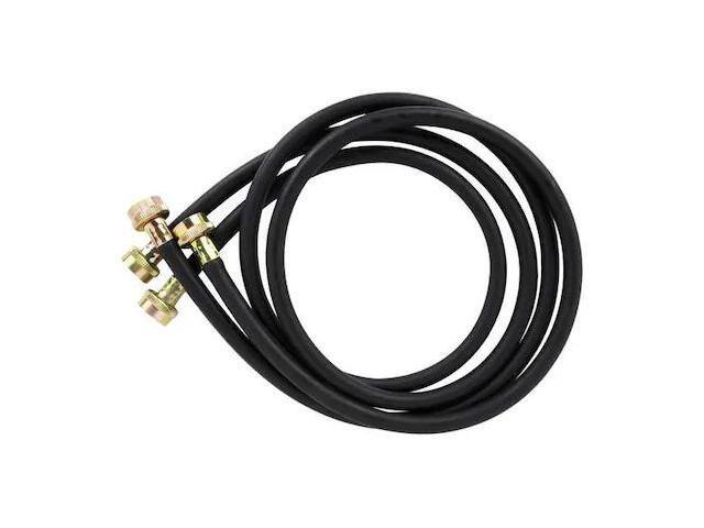 WHIRLPOOL 8212641RP Blk Rbber Wsher Inlet Hse,5Ft,PK2