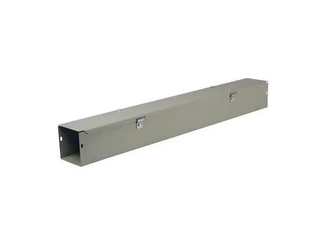 WIEGMANN HS446NK Straight Section Wireway, 1 Rating, Steel, Powder Coated