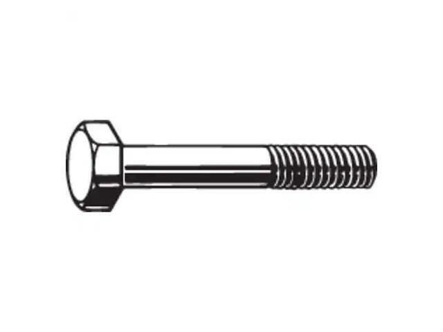 ZORO SELECT U04210.125.0400 Grade A325, 1-1/4'-7 Structural Bolt, Hot Dipped