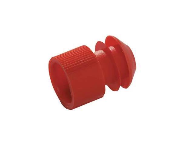 DYNALON 276155-000R TestTube Stopper, 15-17MM, Red, PK1000