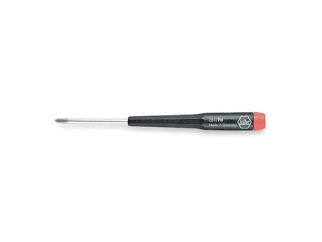 WIHA 26105 Precision Screwdriver,Phillips,No 0x2 in.