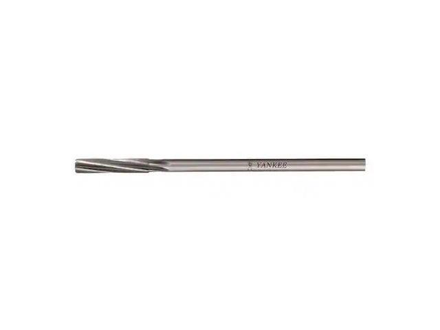 YANKEE 435L-0.125 Chucking Reamer,1/8 In.,4 Flute,HSS