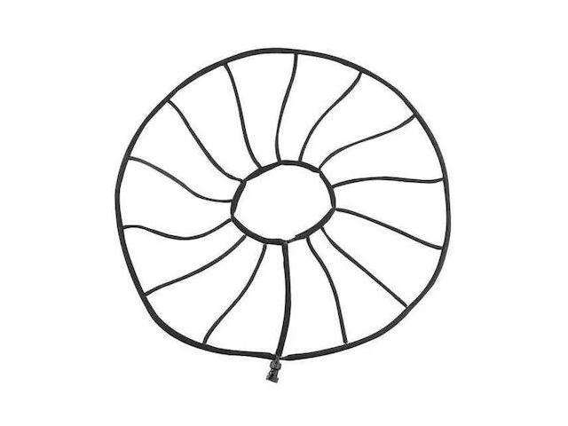 ZORO SELECT 2LPN4 Tree-Watering Ring,Rubber/Plastic, ID, L