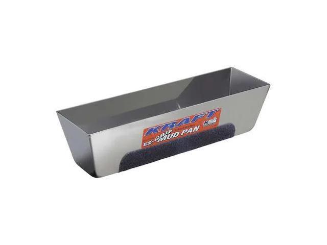 Mud Pan,EZ-Grip,12in.,Rounded Corners KRAFT TOOL DW725