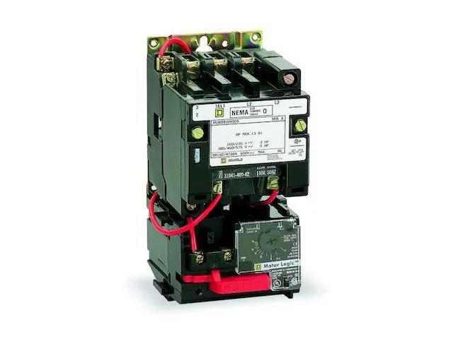 SQUARE D 8536SDO1V06H30 NEMA Magnetic Motor Starter, Non-Reversing, 1NO, 480V