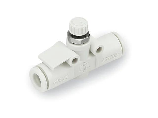 SMC AS2002F-06 Speed Control Valve,6mm Tube,1/8 In
