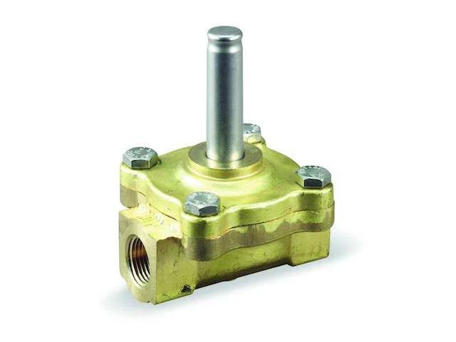 DAYTON 008608 Brass Solenoid Valve Less Coil, Normally Closed, 3/8 in Pipe Size