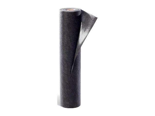 PIG GRP36203-BK Sorbent Roll, 4 gal, 3 ft x 10 ft, Universal, Black, 5 PK