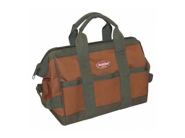 BUCKET BOSS 60012 Tool Bag,16 Pocket,12' x 7' x 9', Double Wall 600 Poly