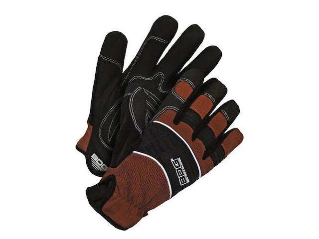 BDG 20-1-10009-M X-Site Mechanics Gloves, Synthetic Leather Palm, Spandex Back,