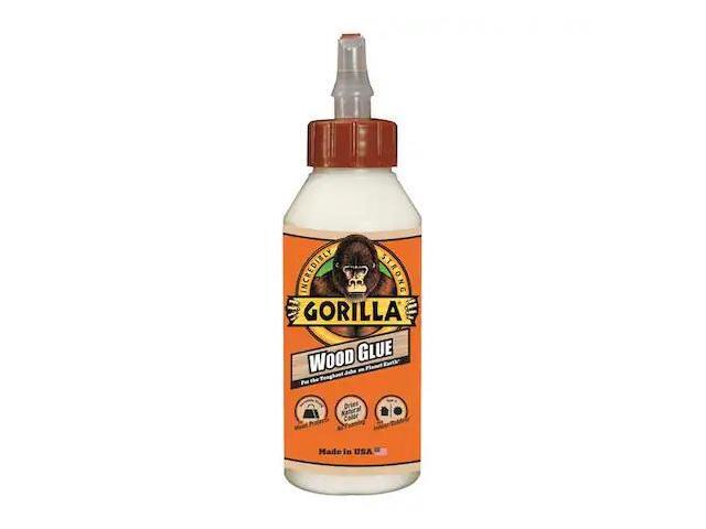 GORILLA GLUE 6205001 Wood Glue,18 Oz Btl,Coverage 27 Sq Ft