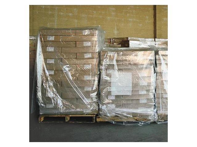 ZORO SELECT 2EWJ2 73' x 51' Pallet Cover, 2 mil, Clear, PK 50