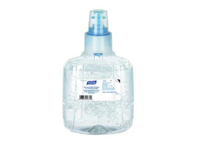 Purell 190302CT Advanced Green Certified Instant Hand Sanitizer Refill, 1200mL, FragranceFree, 2/Carton, 1 Carton