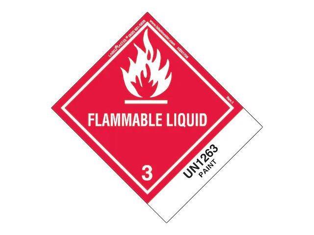 LABELMASTER HSN1700 Flammable Liquid Label,100mmx120mm, HSN1700, PK500
