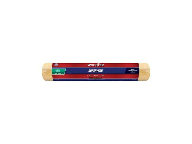 WOOSTER R241-18 18' Paint Roller Cover, 3/4' Nap, Knit Fabric