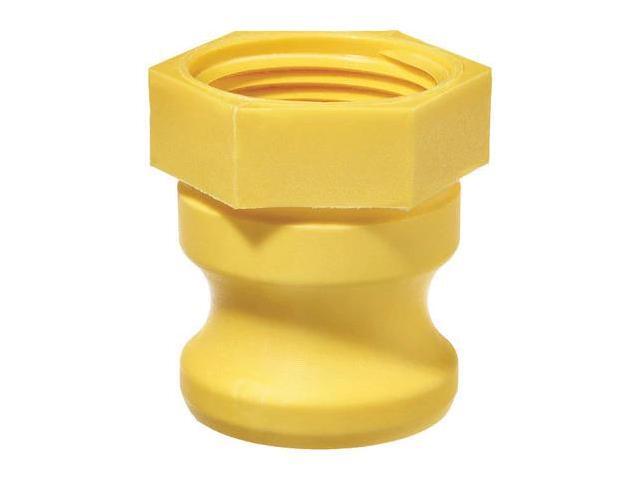 USA INDUSTRIALS BULK-CGF-447 Cam and Groove Adapter,2-1/2',Nylon