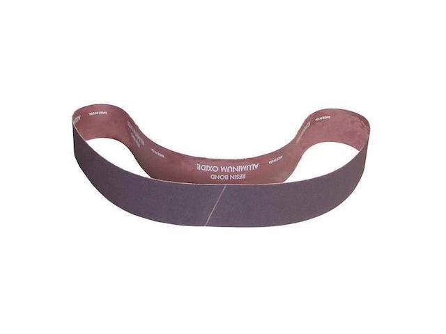 NORTON ABRASIVES 78072761862 Sanding Belt, 2 in W, 60 in L, Coated, Aluminum