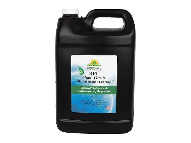 RENEWABLE LUBRICANTS 87003 1 gal, Jug, Vegetable Oil, Yellow