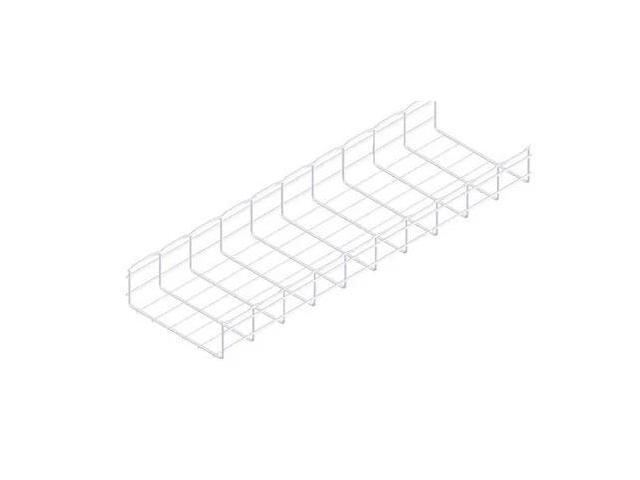 CABLOFIL CF105/300EZ Wire Mesh Cable Tray, 126 lb Capacity, Steel, Zinc Plated