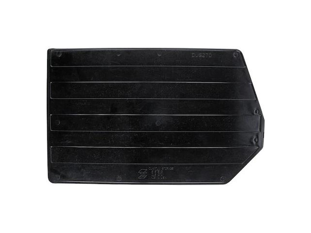QUANTUM STORAGE SYSTEMS DUS270 Plastic Divider, Black, 17 in L, 10 1/4 in H, 6
