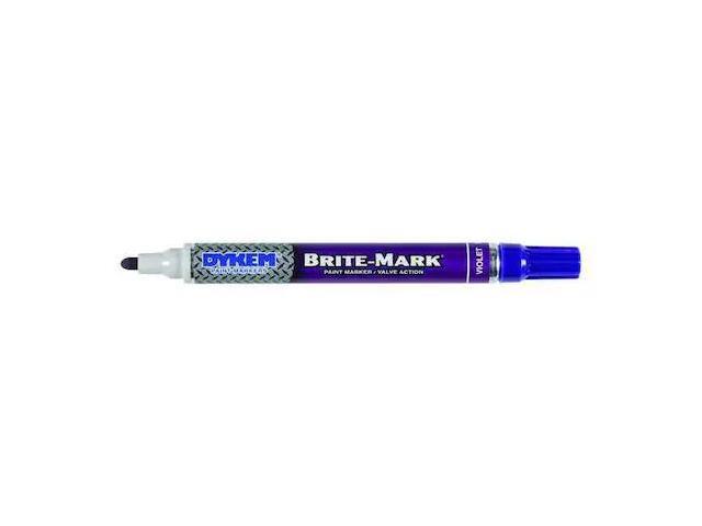 DYKEM 84019 Paint Marker, Medium Tip, Violet Color Family, Paint