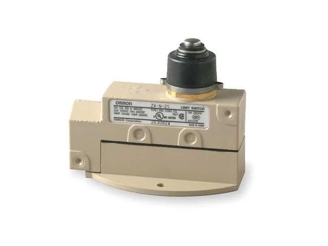 OMRON ZVN2S Limit Switch, Plunger, SPDT, 10A at 480V AC, Actuator Location: Top