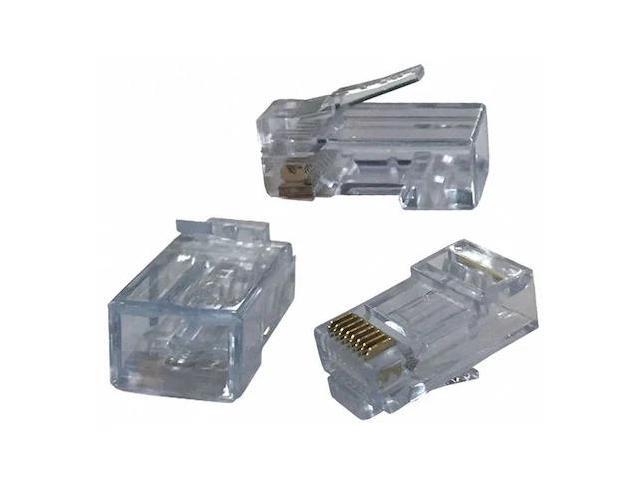 TRIPLETT CAT5-HSP Pass Thru Modular Plug,RJ45 Type,PK50