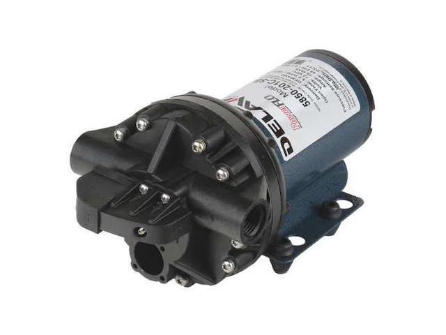 Delavan 5850-201C-SB 5800 12 Volt 45 PSI 5.4 GPM On Demand Bypass Diaphragm Pump