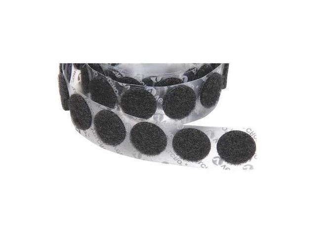VELCRO BRAND 192343 Reclosable Fastener, Disc, Acrylic Adhesive, 1-3/8 in,