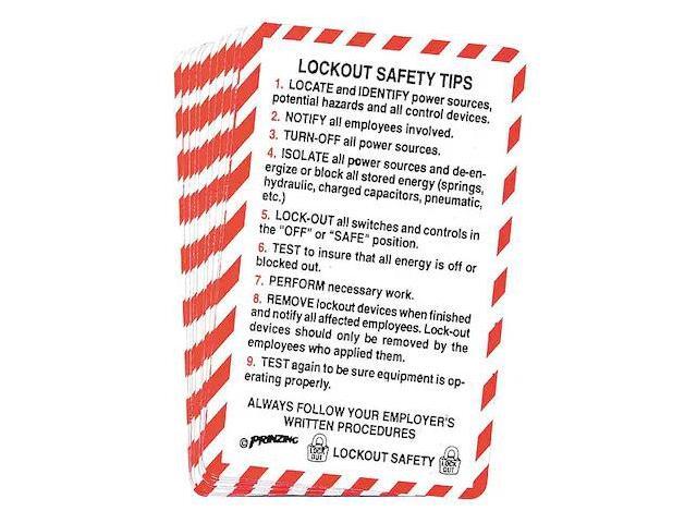 BRADY LOSC13 Lockout Training Materials,English,PK10
