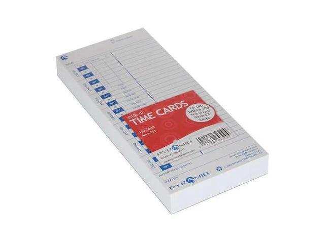 PYRAMID 35100-10 Time Card,PK100