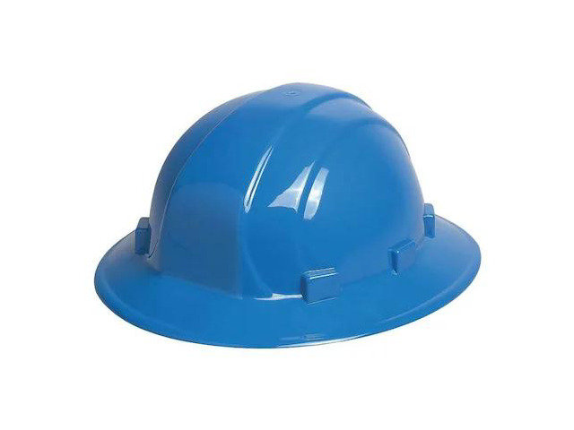 DELTAPLUS WEL19506BL Hard Hat, Omega II, Polyethylene, 6 Point Pinlock, Type 1,