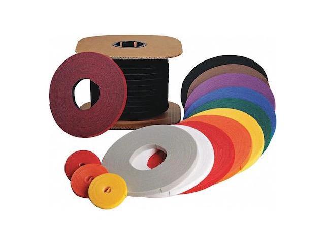 RIP-TIE W-75-1RL-BK Cable Tie Roll, 75 ft L, Black, Nylon, Polyethylene, 50 lb