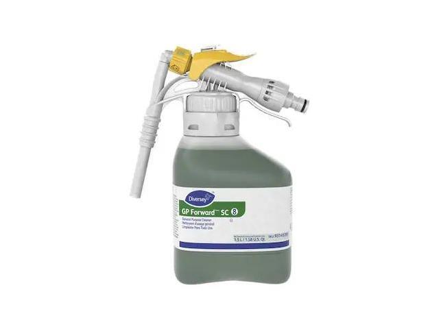 DIVERSEY 93145395 General Purpose Cleaner, Hose End Connection Bottle, Citrus,