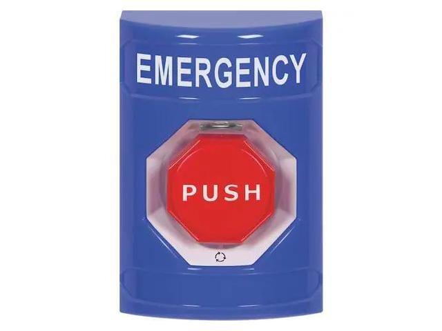 Safety Technology International Emergency Push Button Polycarbonate SS2409EM-EN