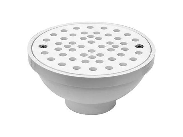 OATEY 43596 Four way Floor Drain, PVC Plastic, 2' or 3', Solvent-Weld