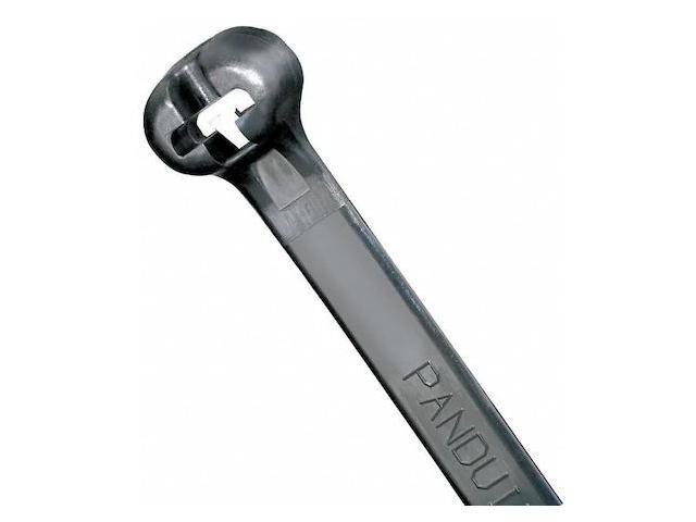 PANDUIT BT2LH-TL0 Cable Tie, 8-1/2 in L, 2 in Max Bundle Dia., Black, Nylon