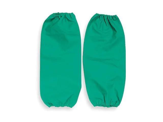 CONDOR 3XE80 Sleeves,18In. L,PVC,Green,PR
