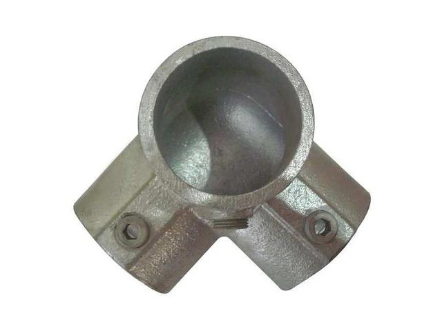 ZORO SELECT 30LW98 Structural Pipe Fitting, Side Outlet Elbow, Cast Iron, 2 in