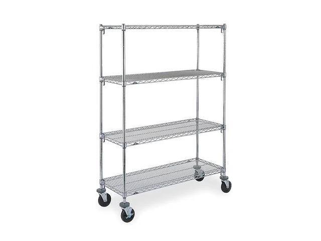 METRO CART 4B WrShlvng,24x67 7/8x36in,Shlf Cap:150lb