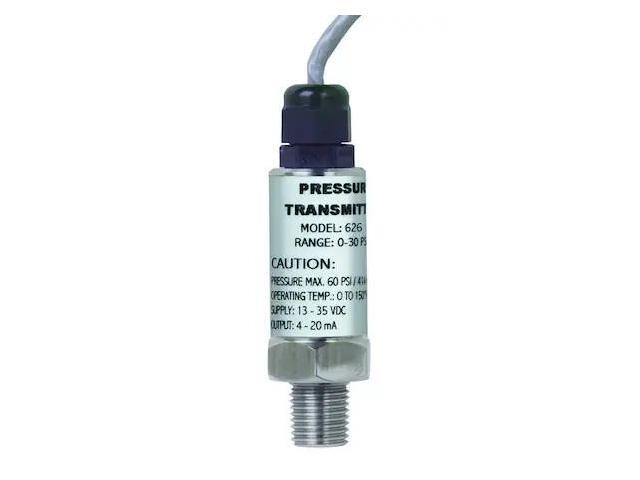 DWYER INSTRUMENTS 626-16-GH-P1-E1-S1 Pressure Transmitter, 0-1500psi, 36In Lead
