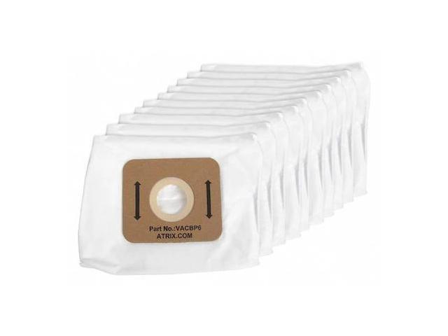 Atrix International Vacuum Bag 8 qt. Includes 10 HEPA Vacuum Bags VACBP6-10P