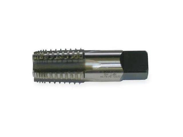 WIDIA 16109 Pipe Tap, 1/2'-14, Taper, 5 Flutes, NPT