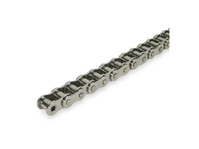 DAYTON 2YDZ4 Roller Chain,Riveted,60NP ANSI,10 ft.