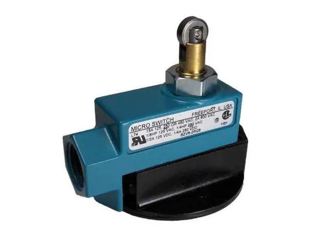 HONEYWELL BZV6-2RQ8 Limit Switch, Plunger, Roller, 1NC/1NO, 15A at 600V AC,
