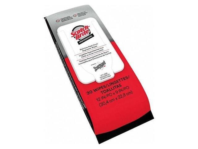 SCOTCH-BRITE 36397 Kitchen CleanerDegreaserWipes,12x9',30ct